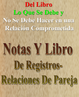 Notas Y Libro De Registros-Relaciones De Pareja